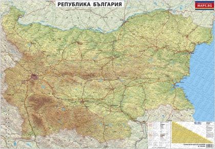 Стенна пътна карта на България 1:530 000