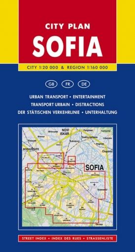 City Plan of Sofia and Area 1:20 000