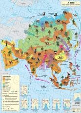 Климатична карта на Азия