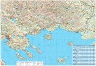 Северна Гърция - подробна карта 1:350 000