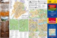 Road Map of Bulgaria and winter resorts 1:760 000