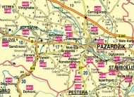 Пощенски райони и кодове в България, на латиница