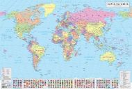 Стенна политическа карта на света 1:34 000 000