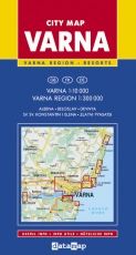 City Map Varna 1:10 000. Varna region 1:300 000