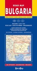 Road Map of Bulgaria 1:530 000
